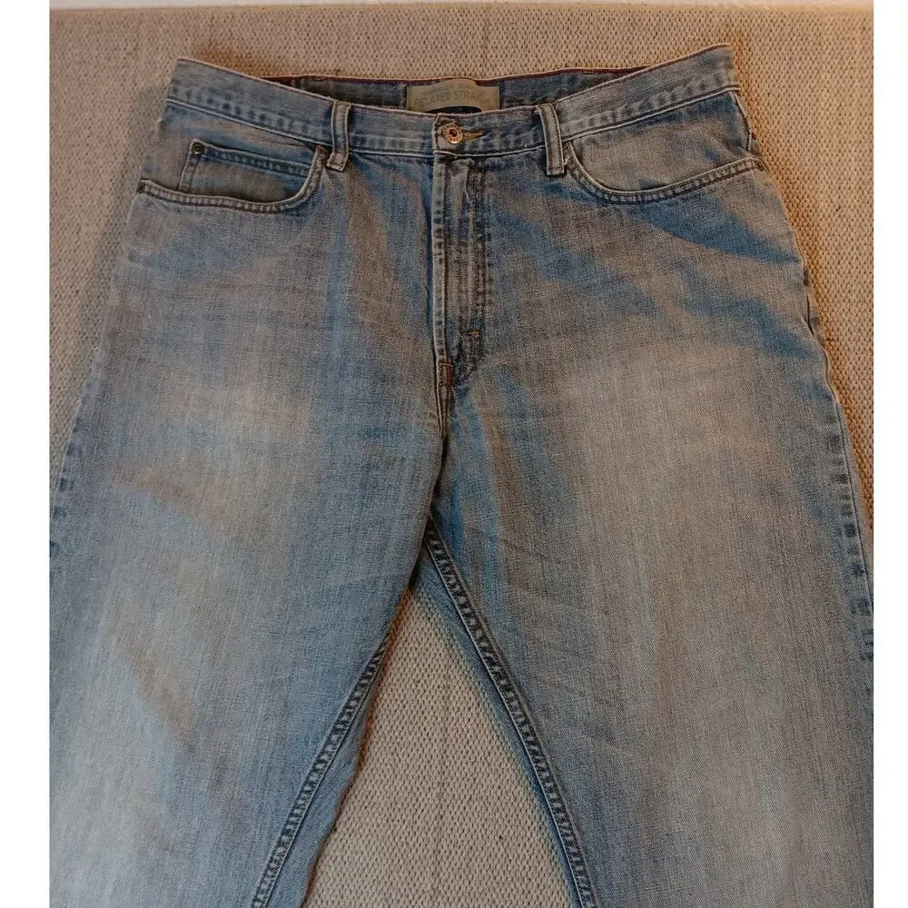 Wrangler Jeans Co. Vintage‎ Jeans 36X32 Blue Fade Relaxed Straight Barbed Wire